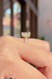 3.05ct D-VS1 Radiant Lab Diamond East West Ring