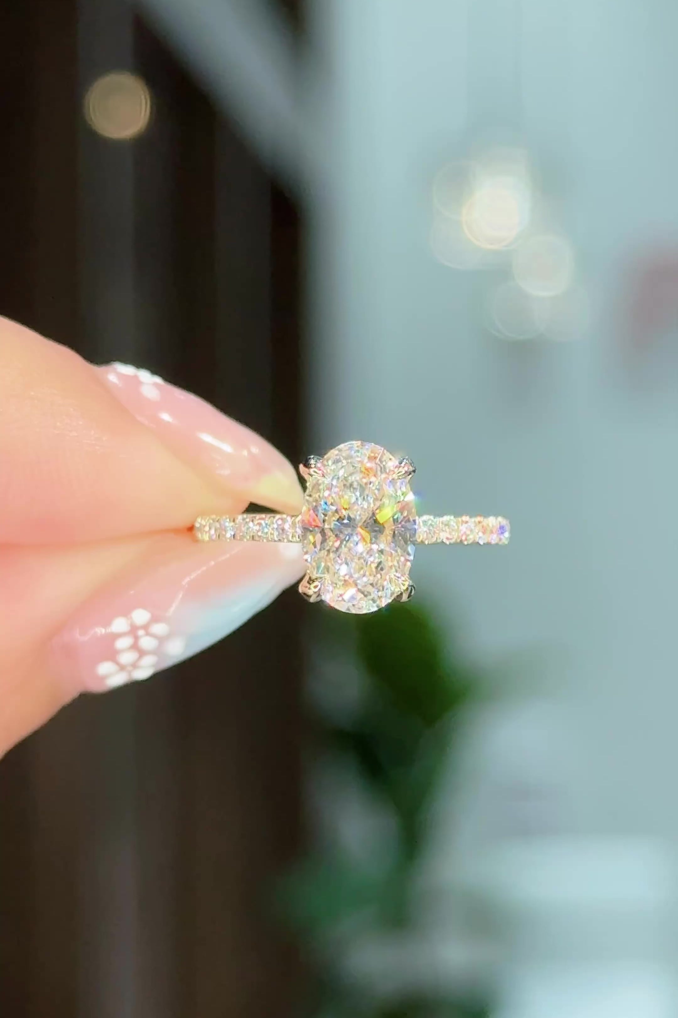 1.71ct D-VVS2 Oval Lab Diamond Kayla