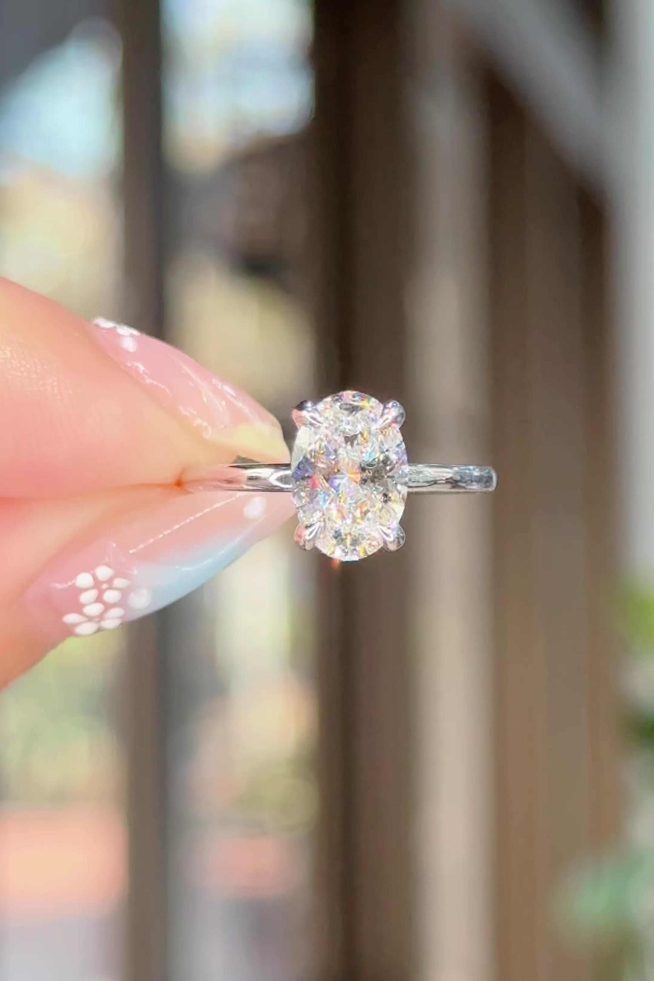 1.78ct D-VS1 Oval Lab Diamond Stephanie