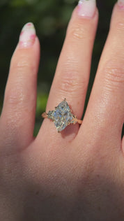 3.02ct D-VVS2 Marquise Lab Diamond Arwen