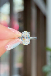 2.60ct D-VS1 Oval Lab Diamond Stephanie