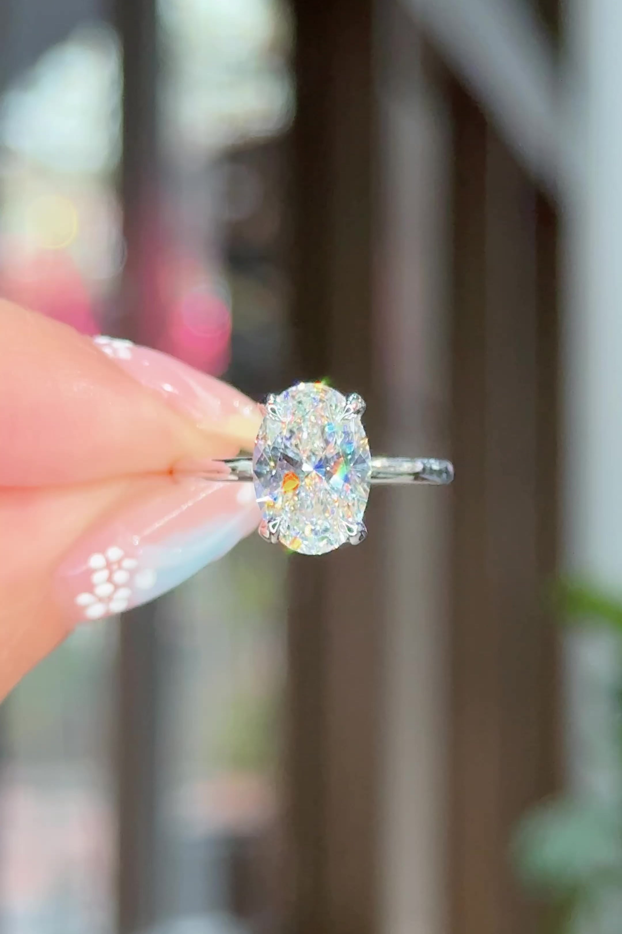 2.60ct D-VS1 Oval Lab Diamond Stephanie