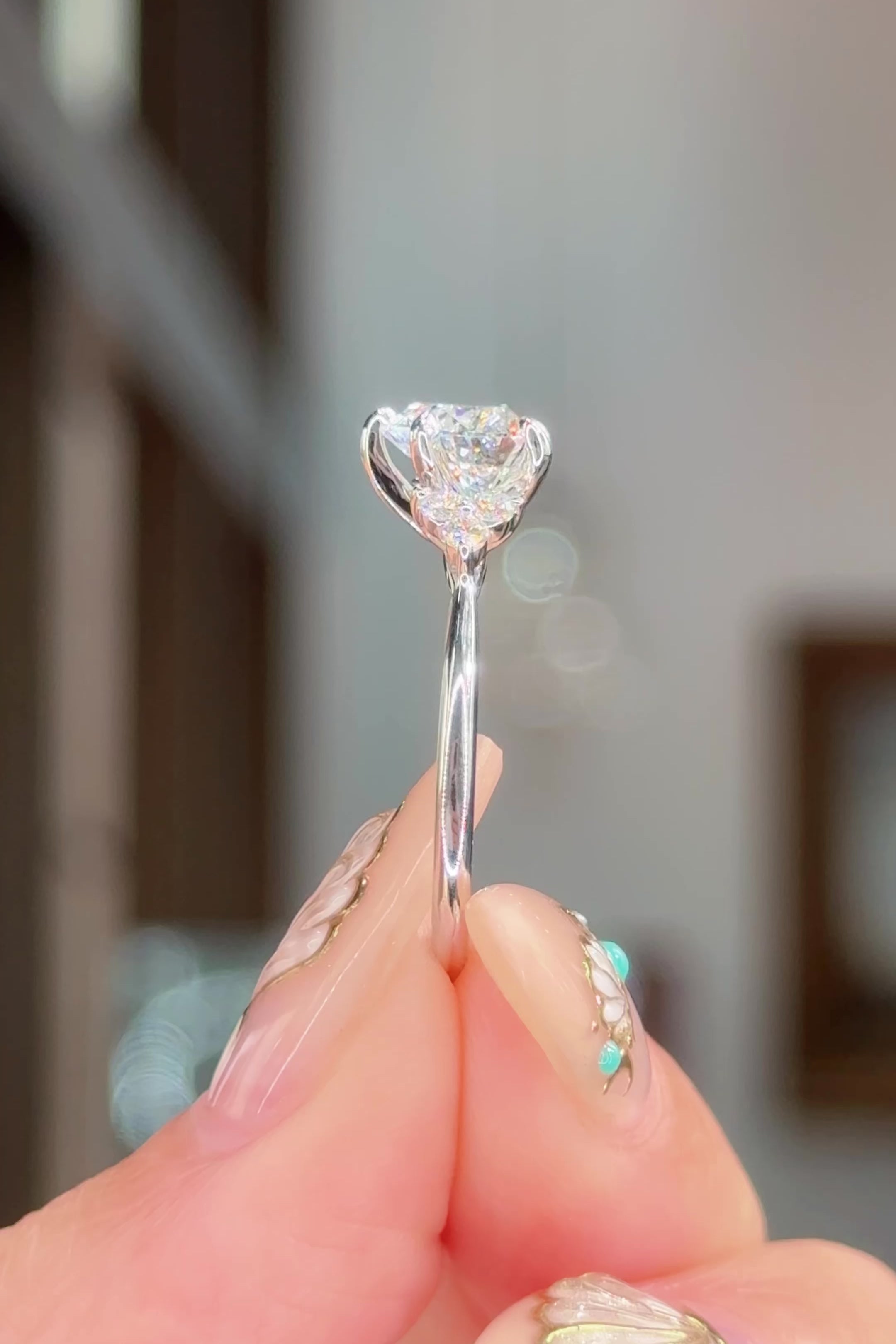 1.55ct E-VVS2 Heart Lab Diamond Lindsey