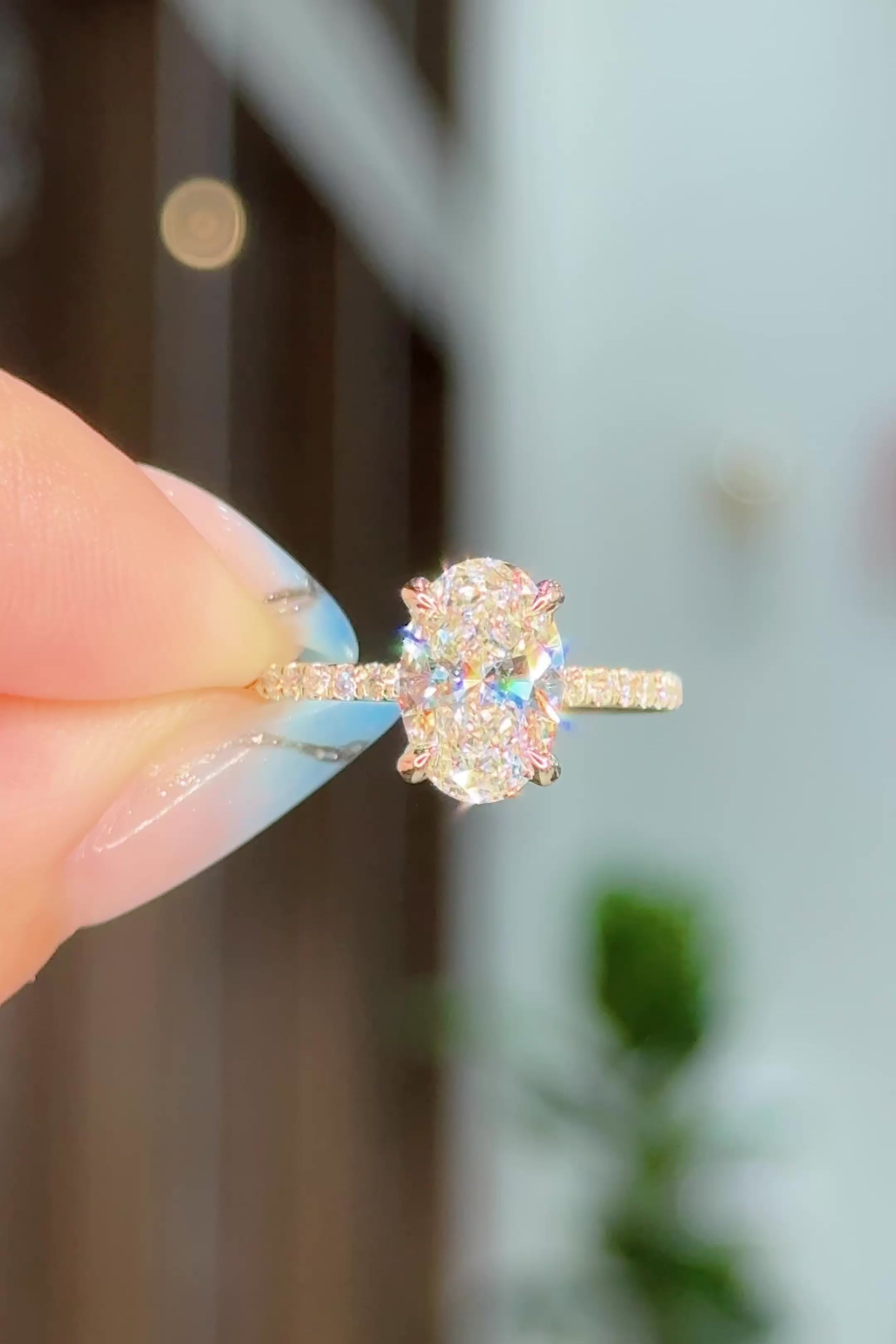 1.87ct D-VS1 Oval Lab Diamond Kayla