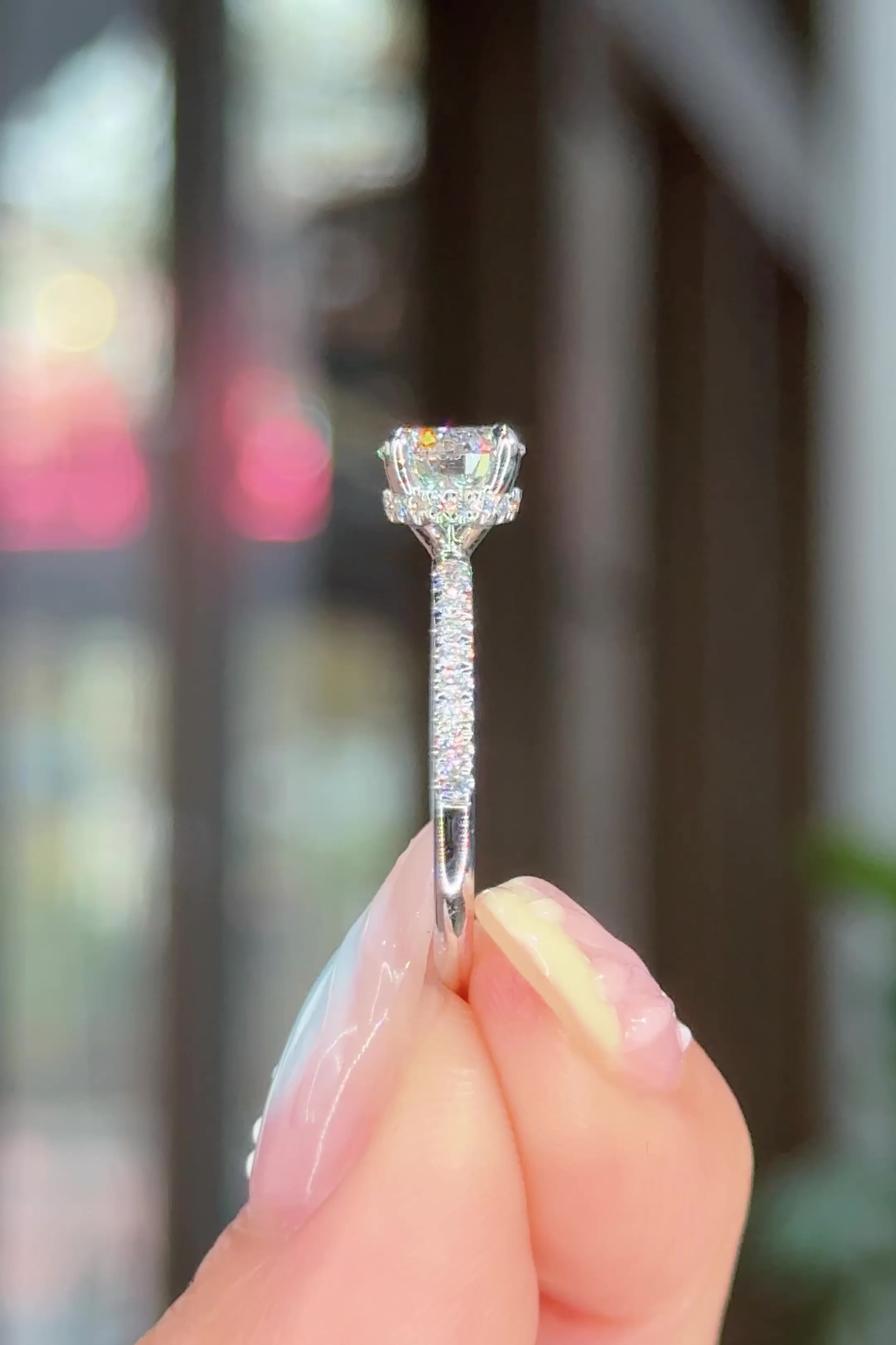 1.00ct D-VVS1 Round Lab Diamond Stephanie