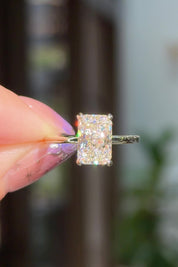 2.20ct D-VVS1 Radiant Lab Diamond Kayla