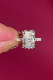5.01ct E-VS1 Radiant Lab Diamond Alice