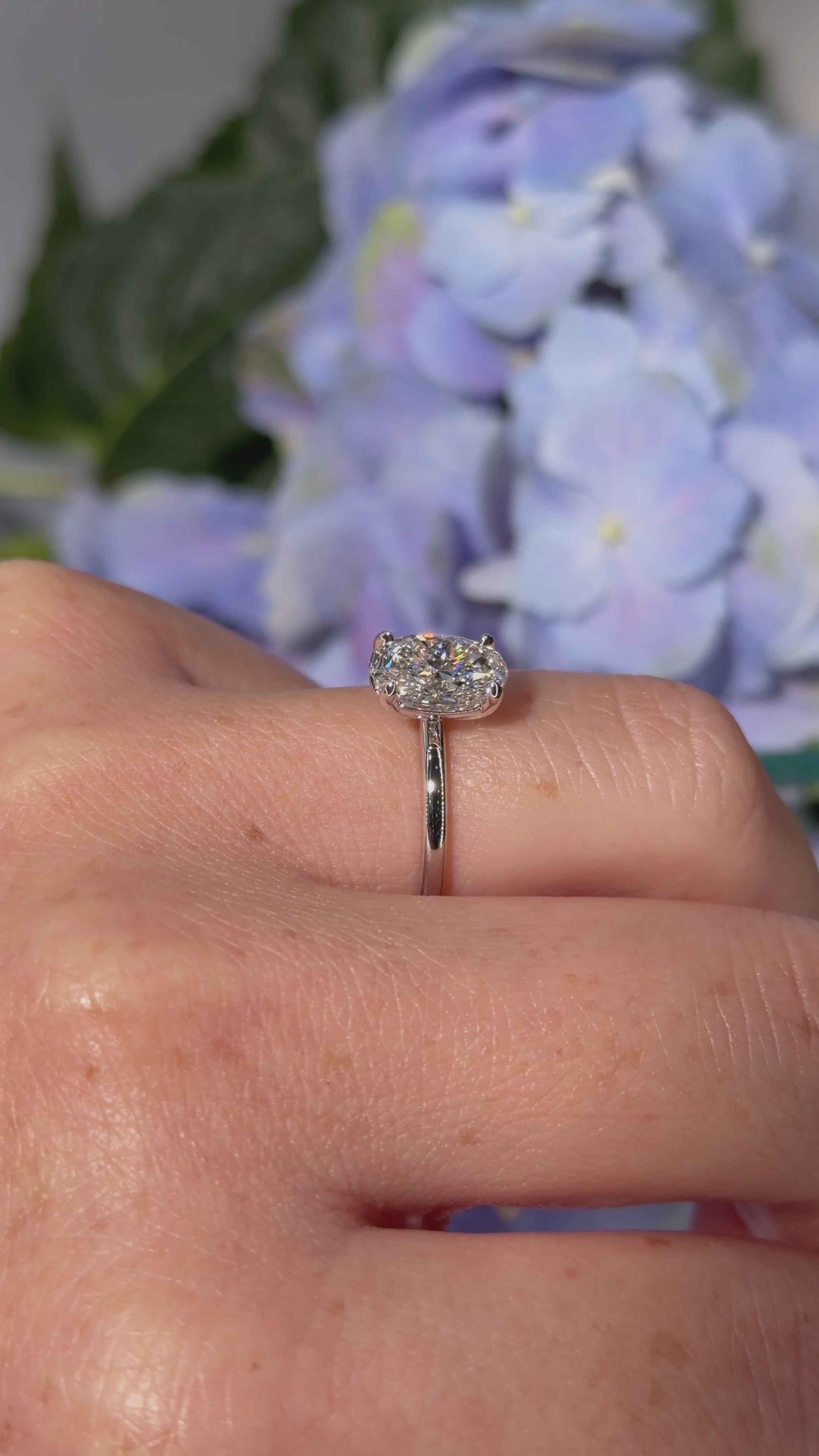 1.54ct D-VVS2 Oval Lab Diamond Leah