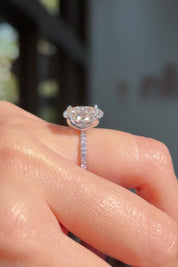 3.50ct F-VS1 Oval Lab Diamond Samantha