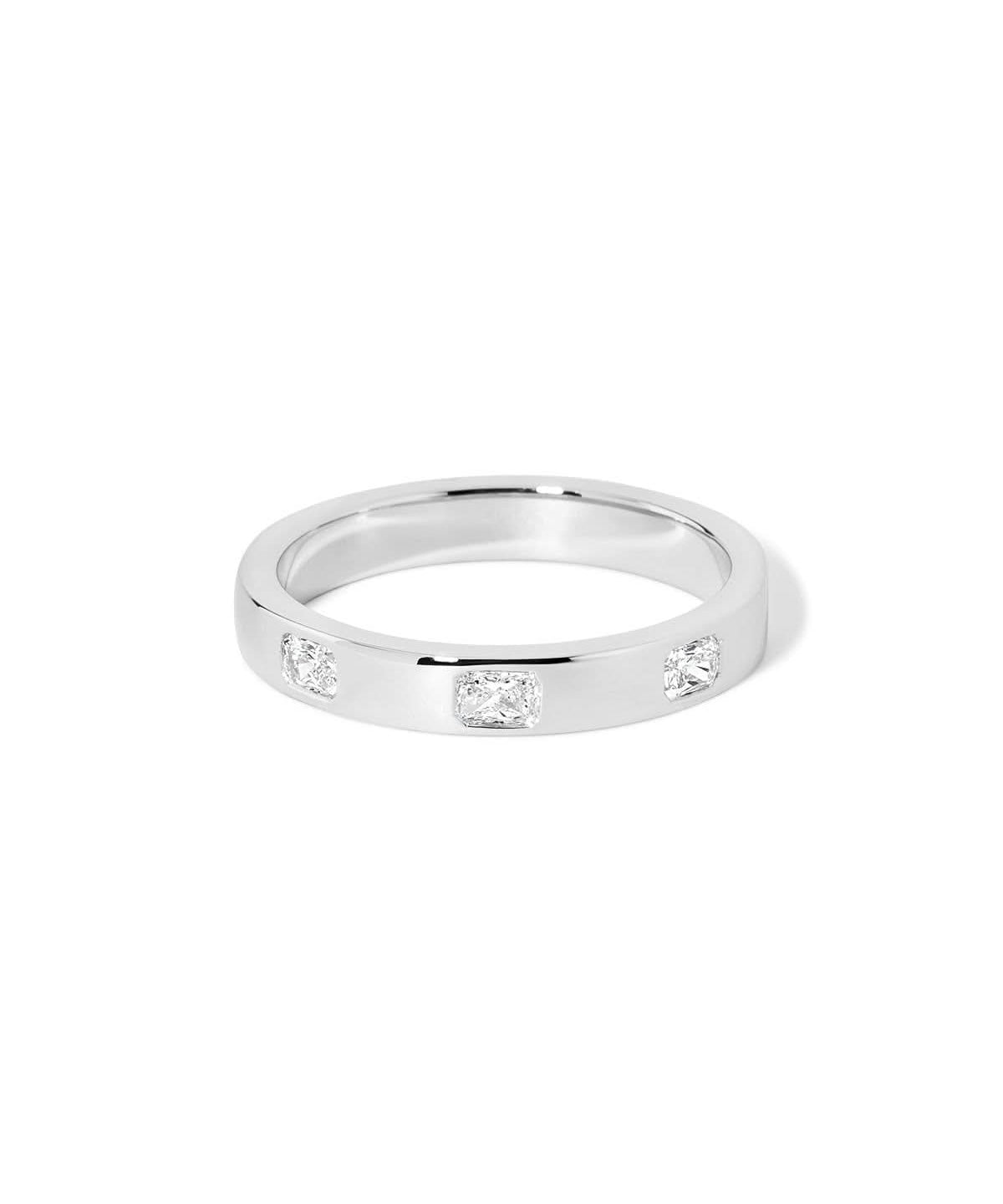 Radiant Diamond Inlay Band - PBD Rings