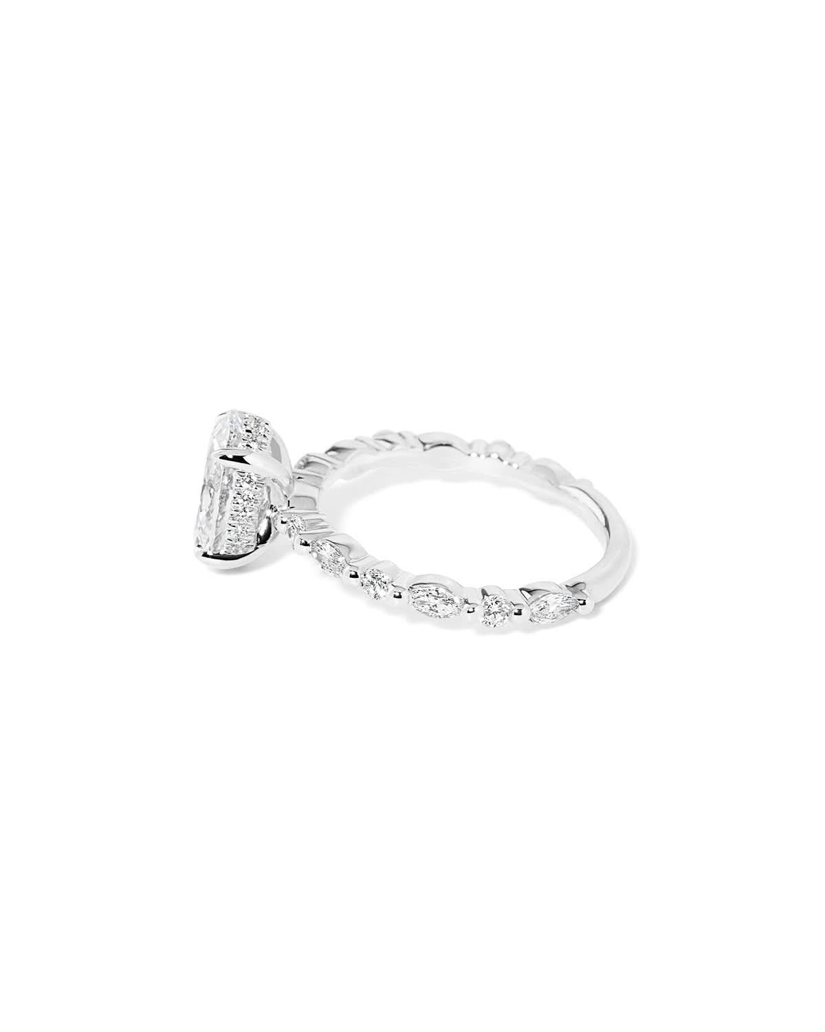 Rei Oval lab diamond engagement ring by Princess Bride Diamonds
