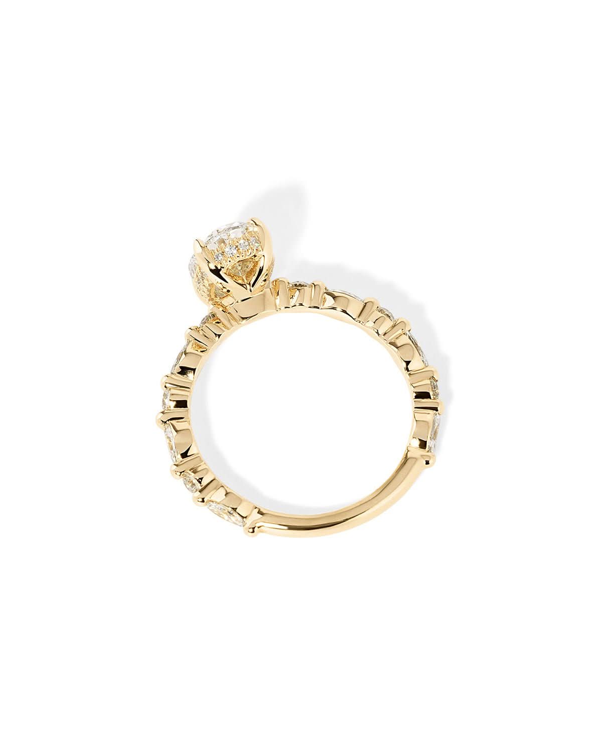 Rei Oval lab diamond engagement ring by Princess Bride Diamonds