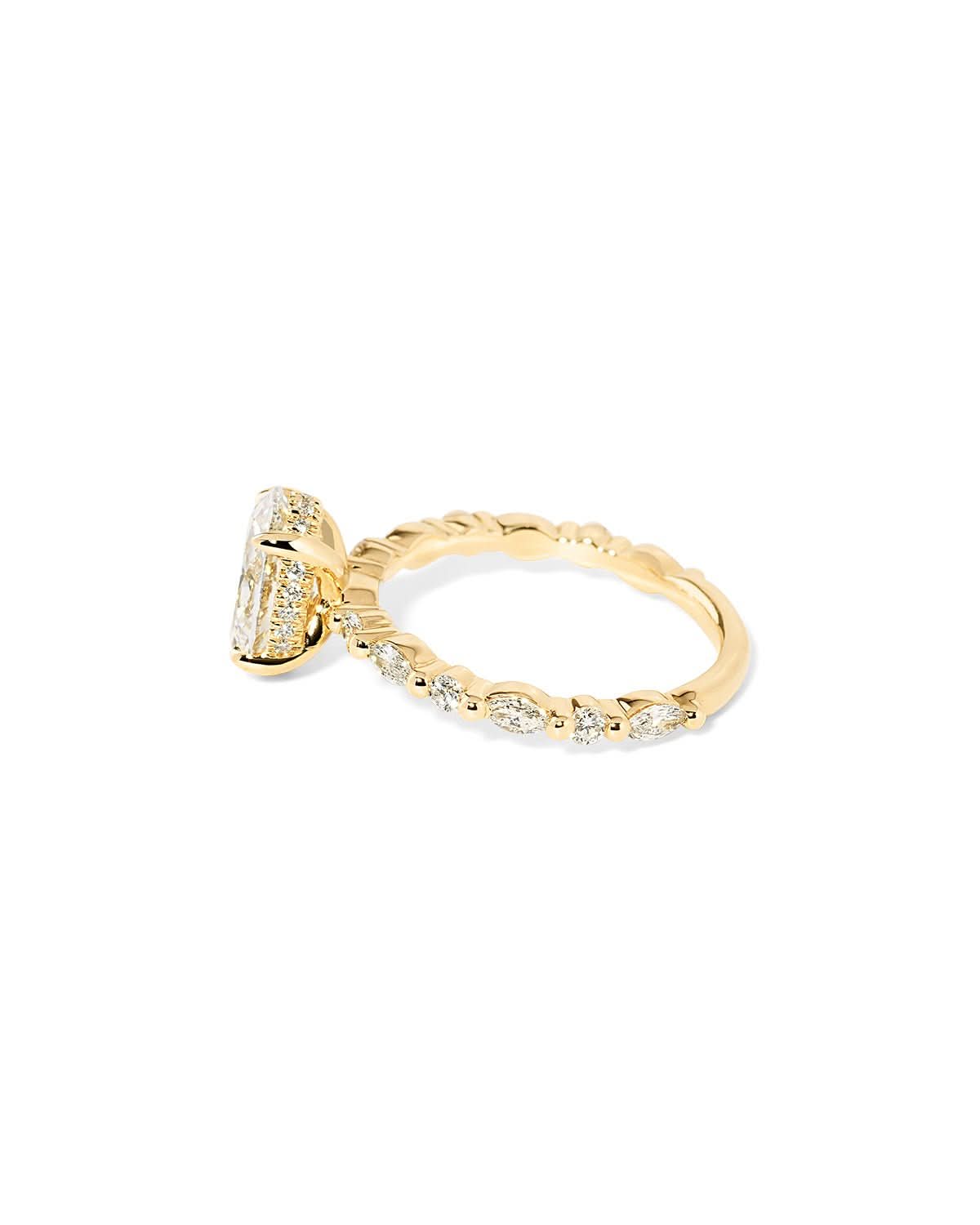 Rei Oval lab diamond engagement ring by Princess Bride Diamonds