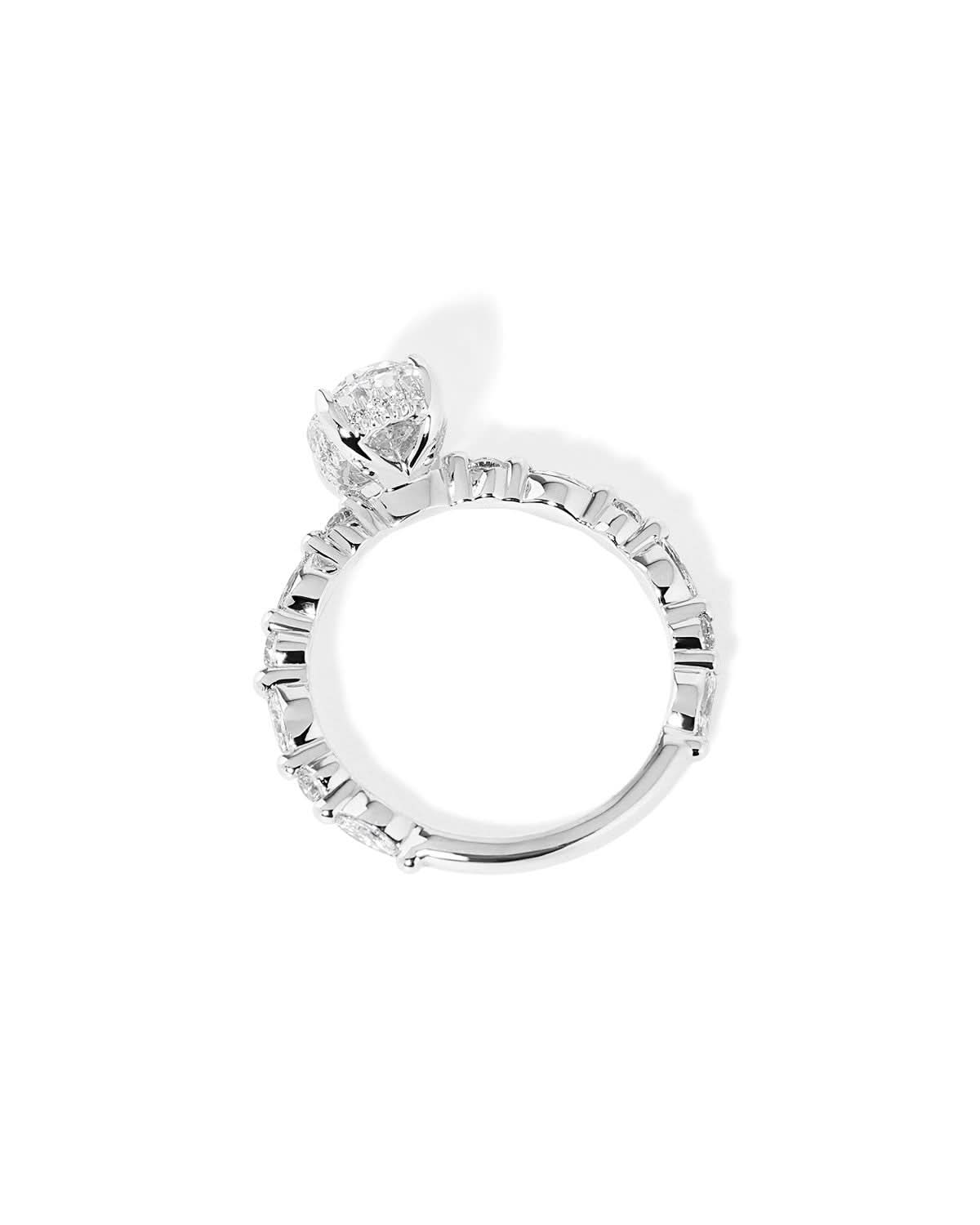 Rei Oval lab diamond engagement ring by Princess Bride Diamonds