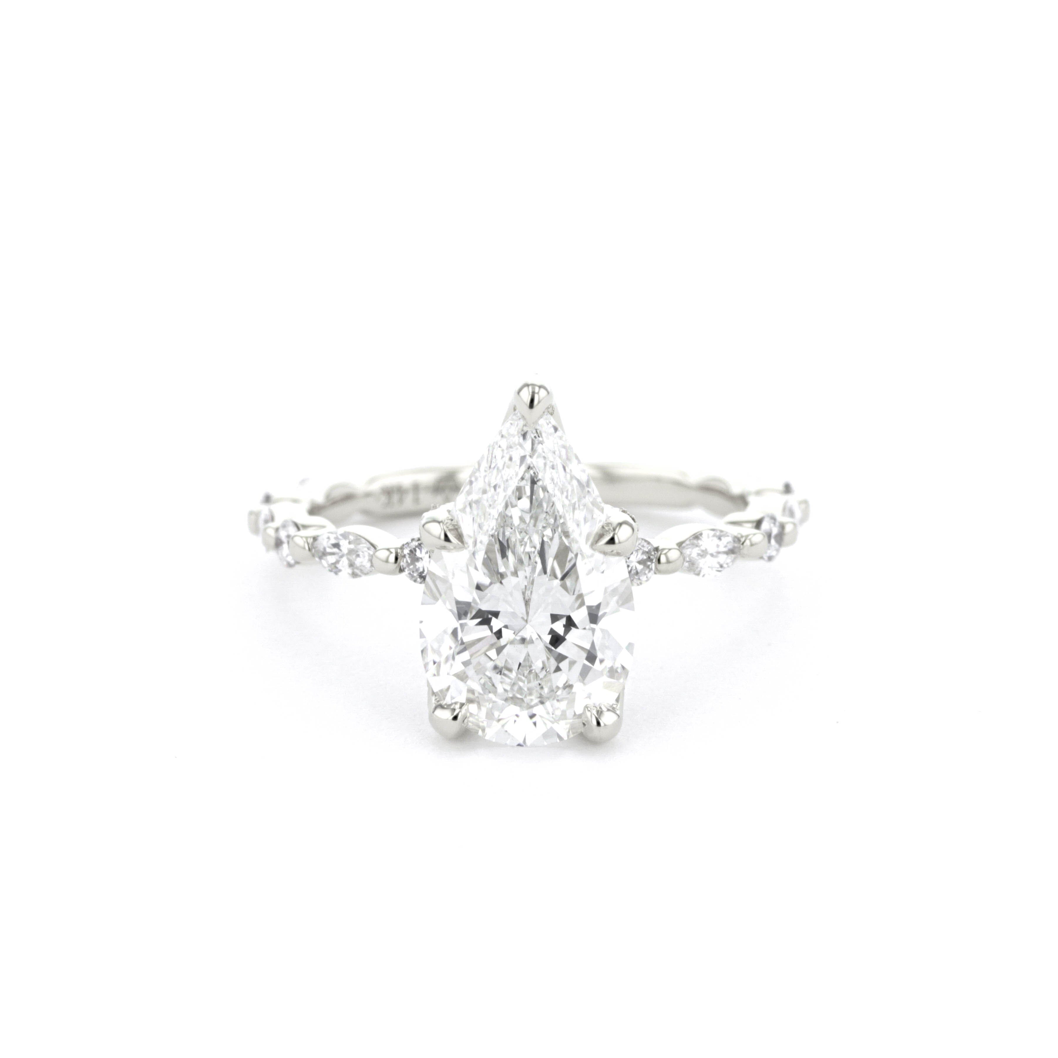 Ren Pear Engagement Rings Princess Bride Diamonds 