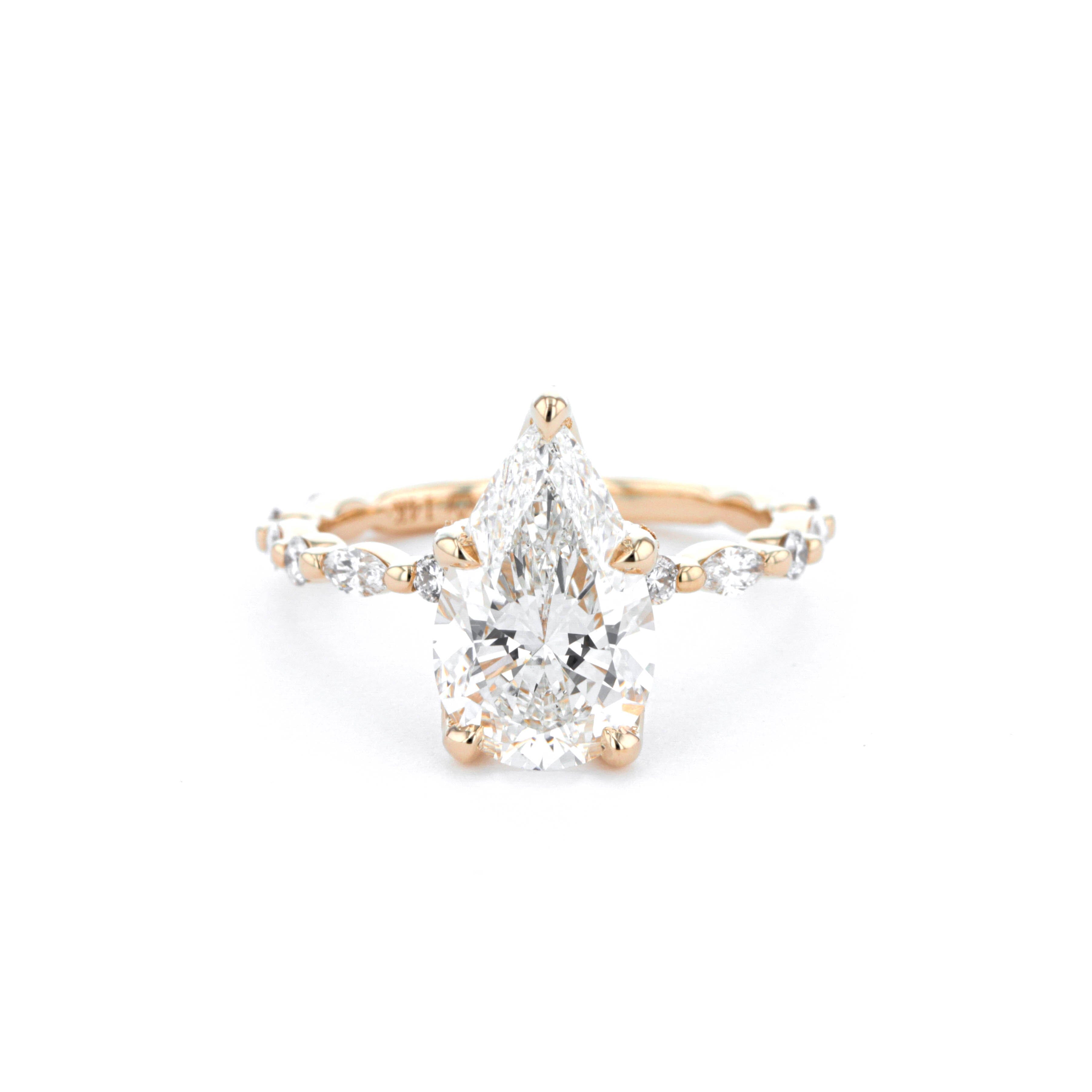 Ren Pear Engagement Rings Princess Bride Diamonds 