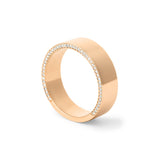 7mm Flat Polish Band with Diamond Edges