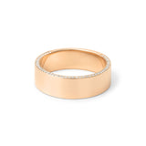 7mm Flat Polish Band with Diamond Edges