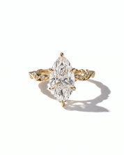 3.03ct E-VS1 Marquise Lab Diamond Rosette