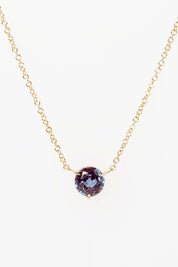 Round Alexandrite Necklace - PBD Necklaces