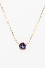 Round Alexandrite Necklace