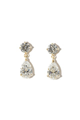 Round & Pear Drop Studs