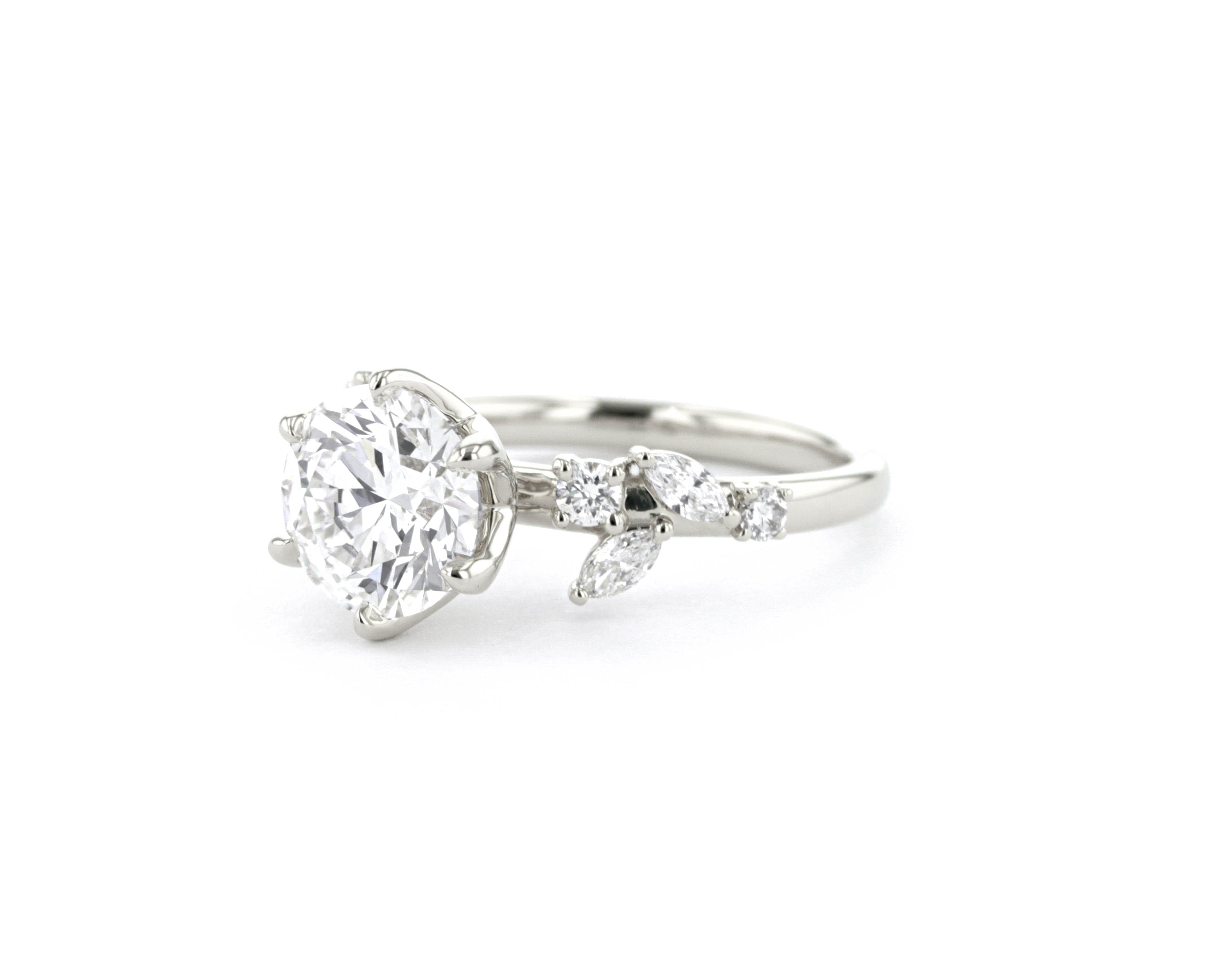 Sage Round Engagement Rings Princess Bride Diamonds 