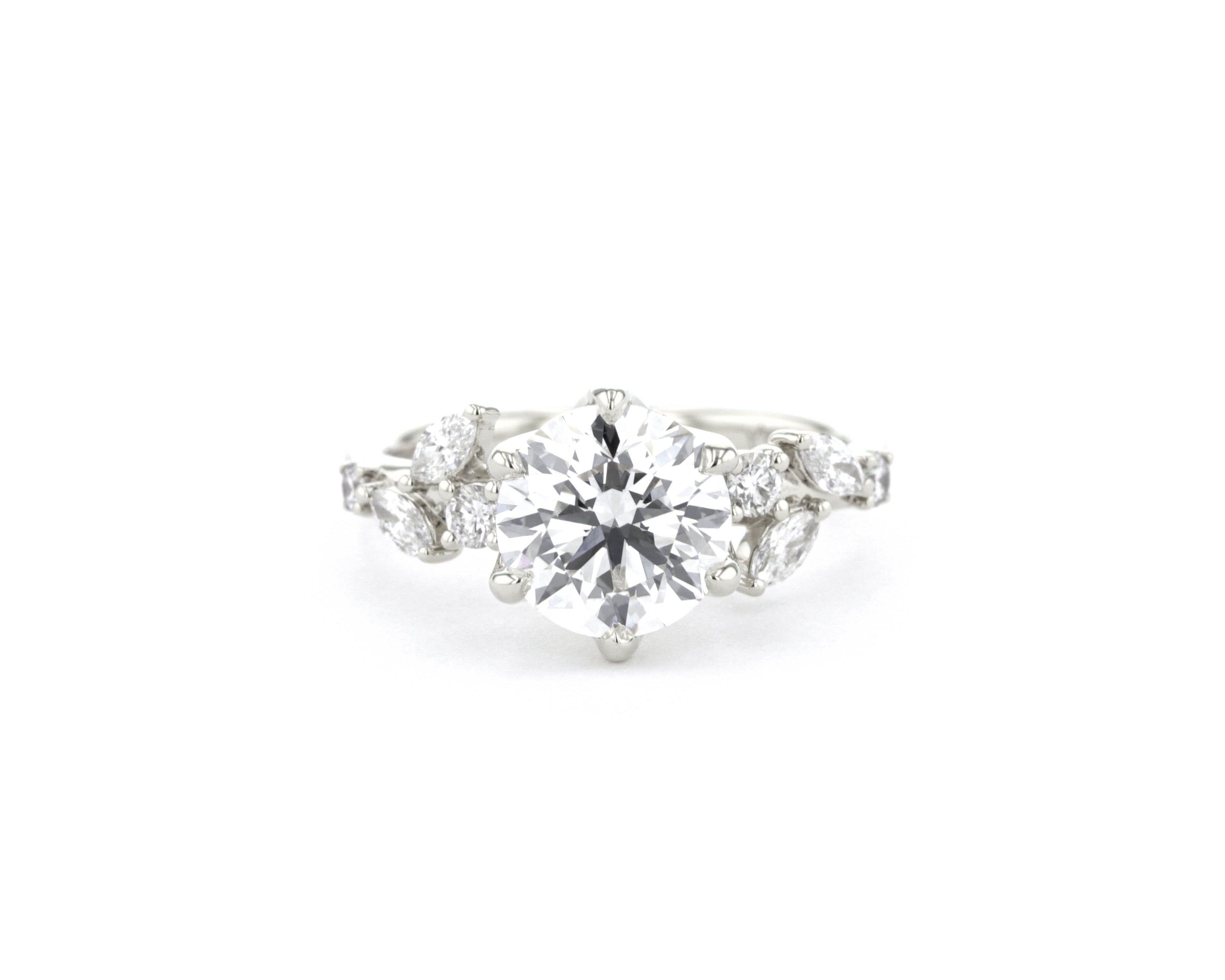 Sage Round Engagement Rings Princess Bride Diamonds 