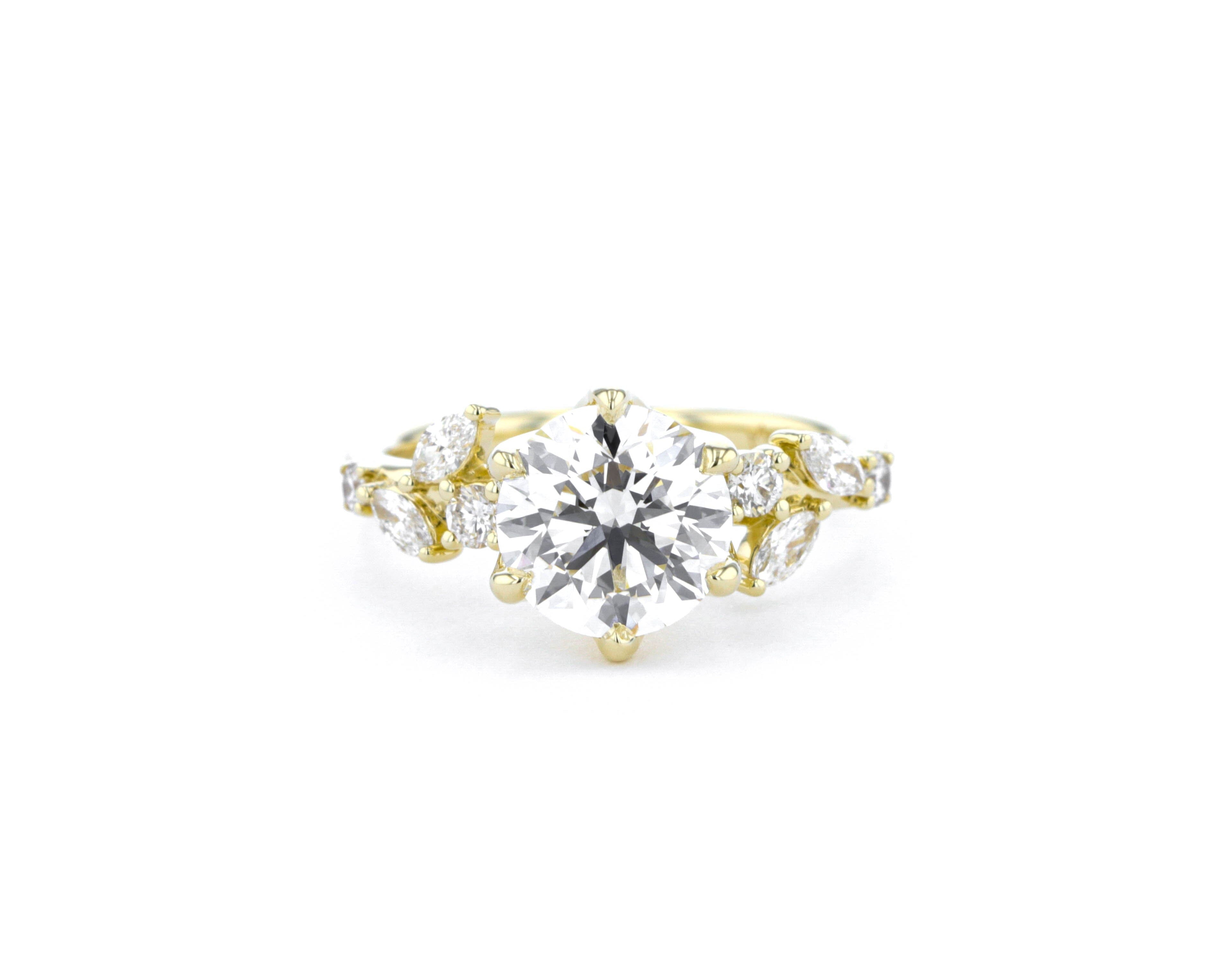 Sage Round Engagement Rings Princess Bride Diamonds 