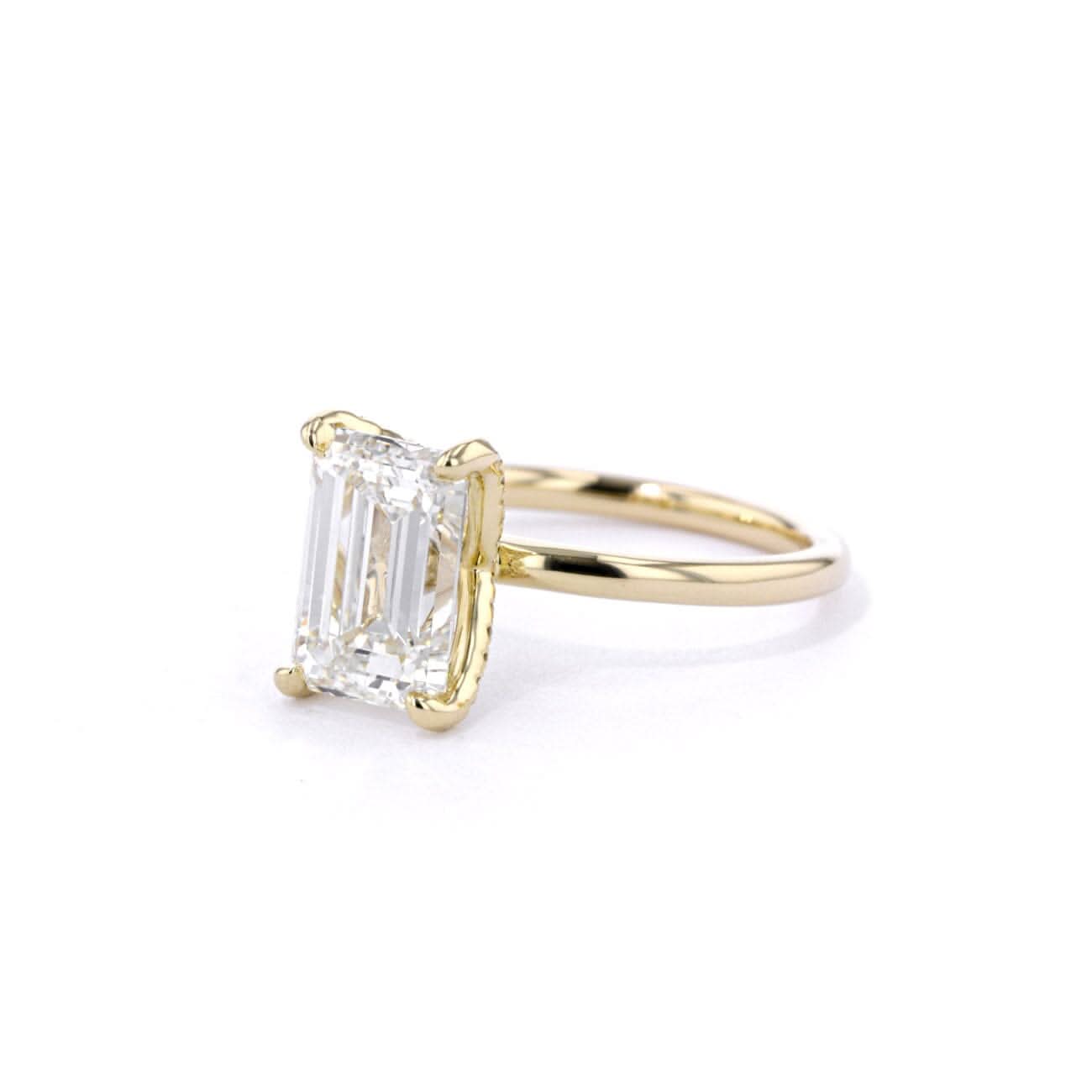 Samantha Emerald High Polish - PBD Engagement Rings