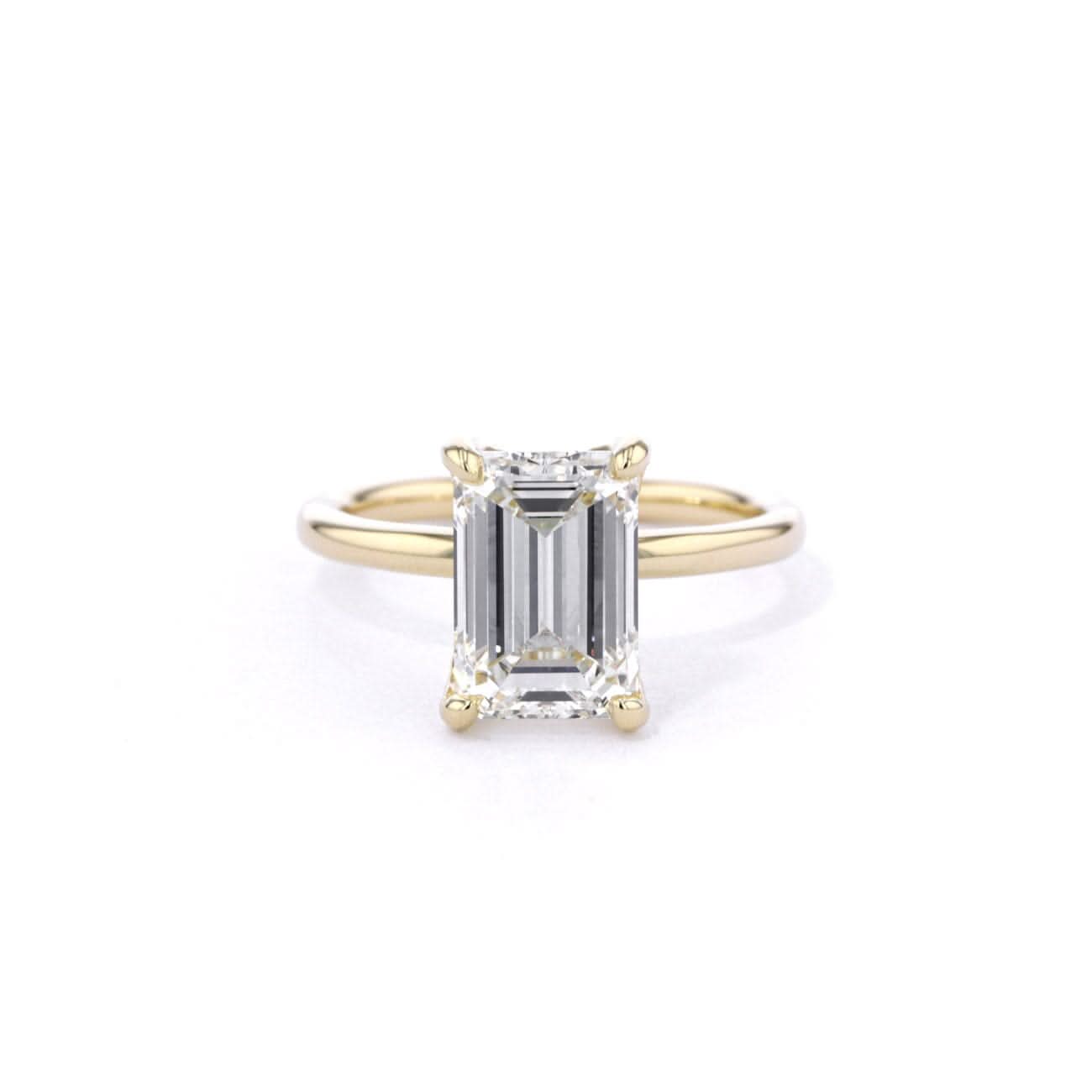 Samantha Emerald High Polish - PBD Engagement Rings