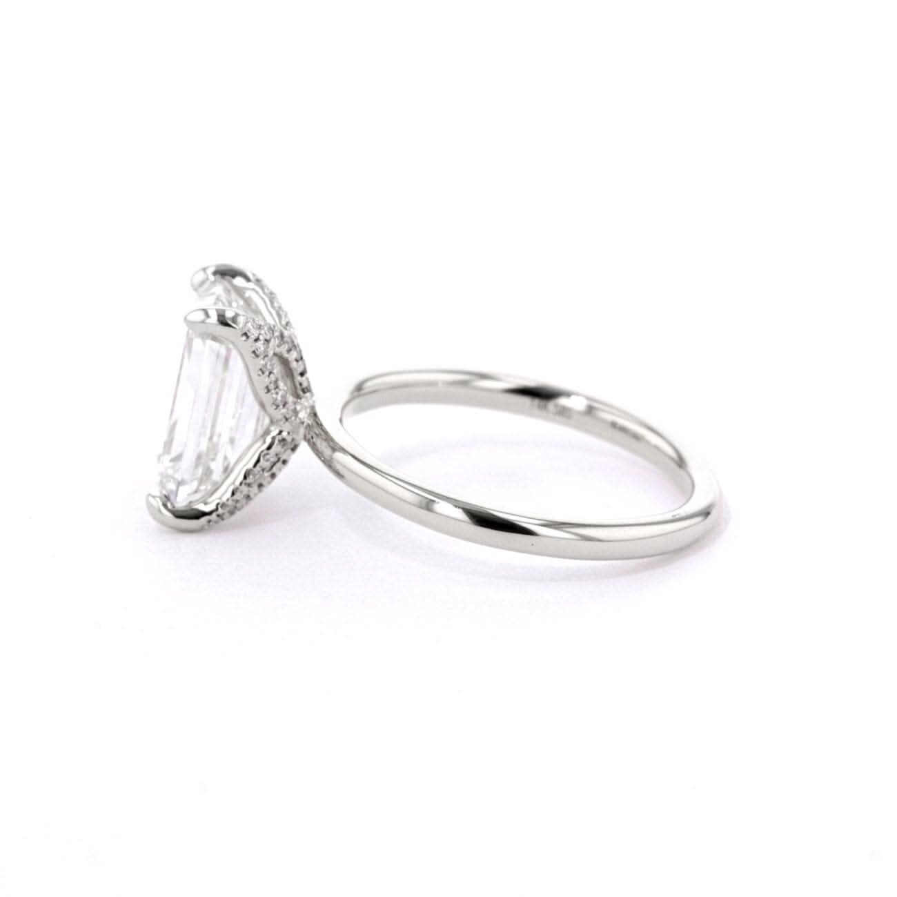 Samantha Emerald High Polish - PBD Engagement Rings