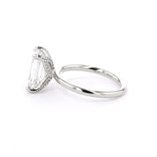 Samantha Emerald High Polish - PBD Engagement Rings