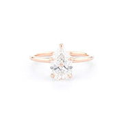 Samantha Pear High Polish - PBD Engagement Rings