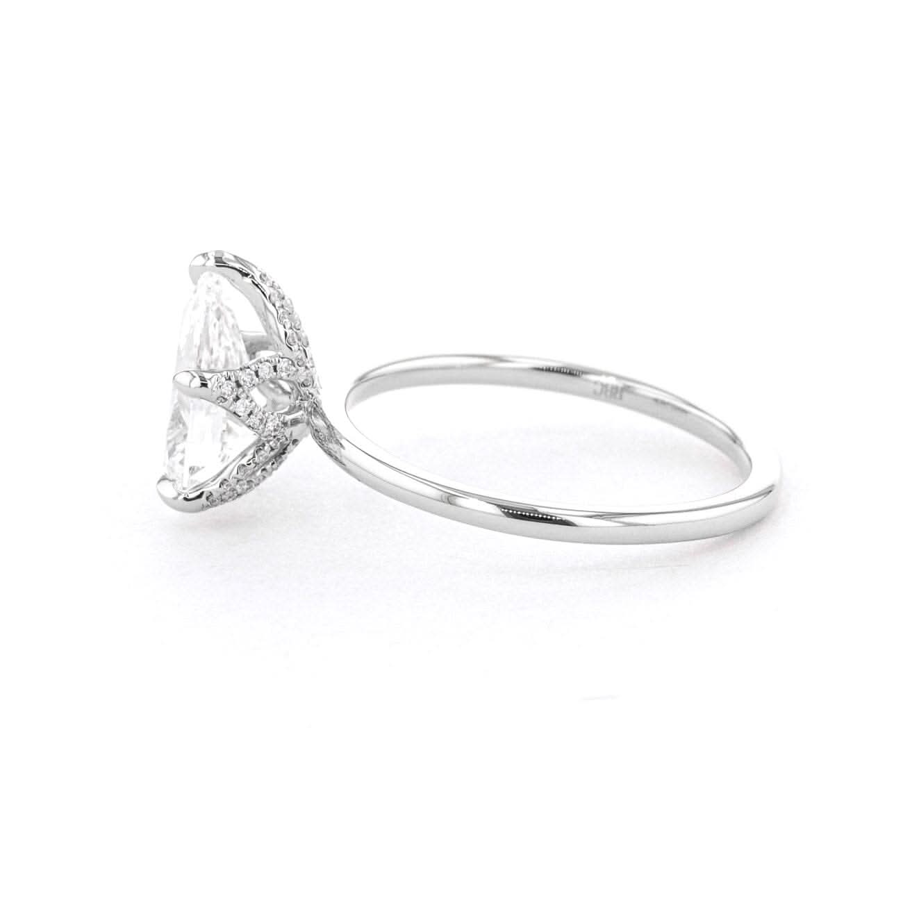 Samantha Pear High Polish - PBD Engagement Rings