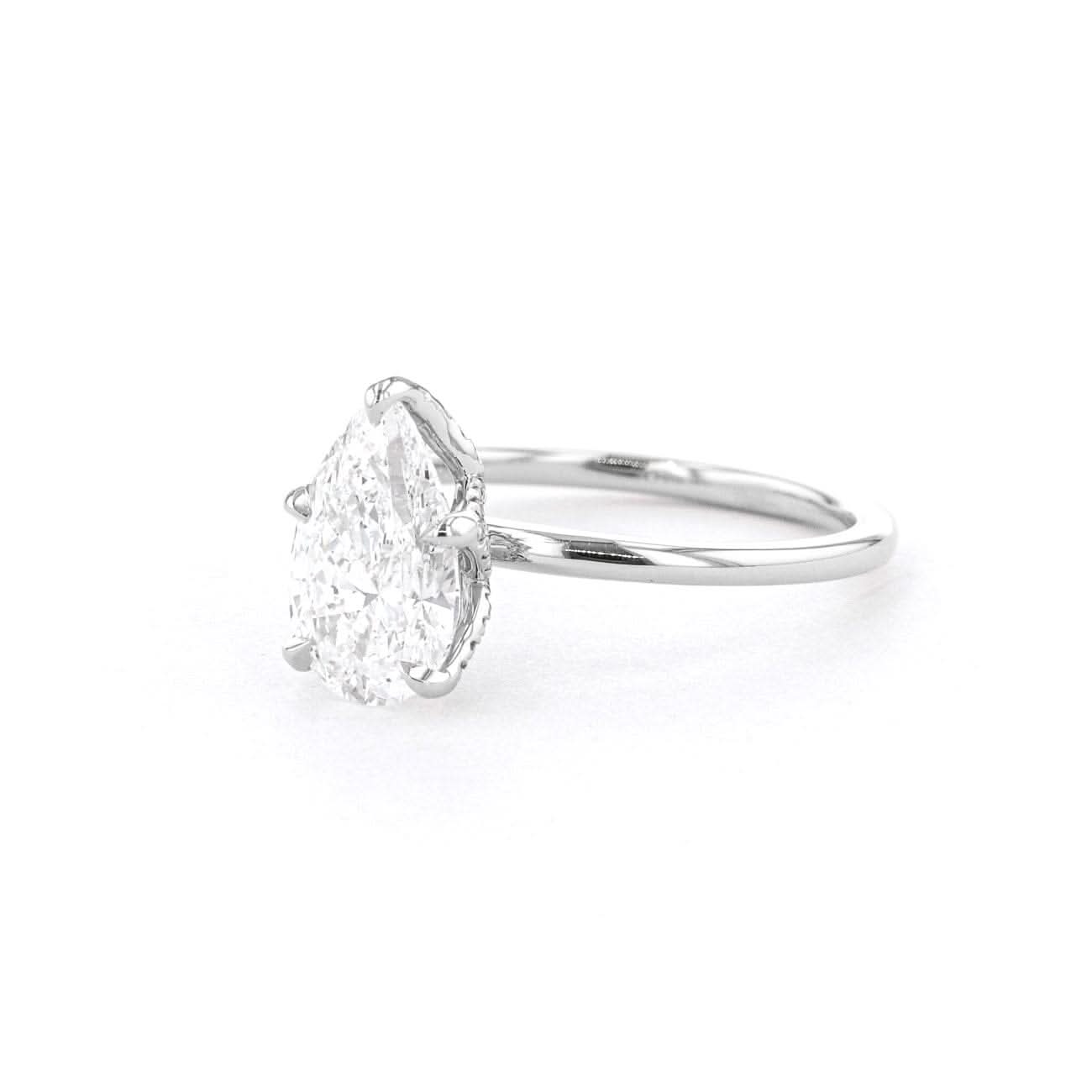 Samantha Pear High Polish - PBD Engagement Rings