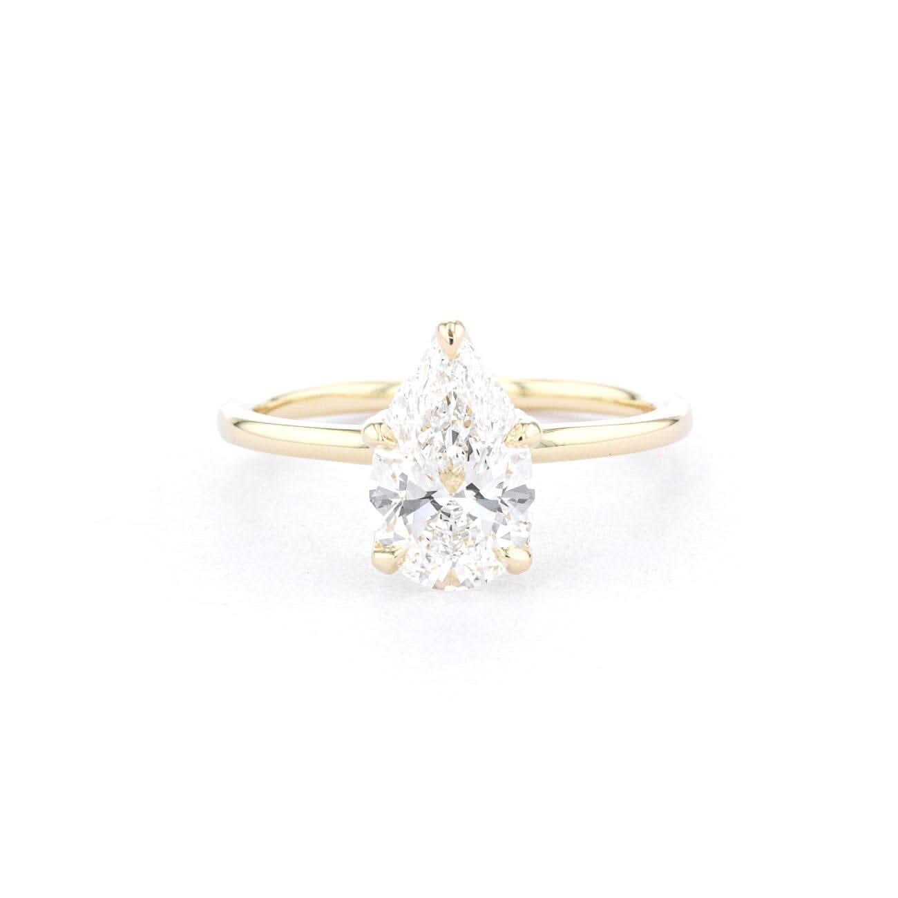Samantha Pear High Polish - PBD Engagement Rings