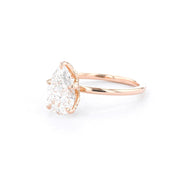 Samantha Pear High Polish - PBD Engagement Rings