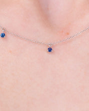 Sapphire Drop Necklace Necklaces Princess Bride Diamonds 