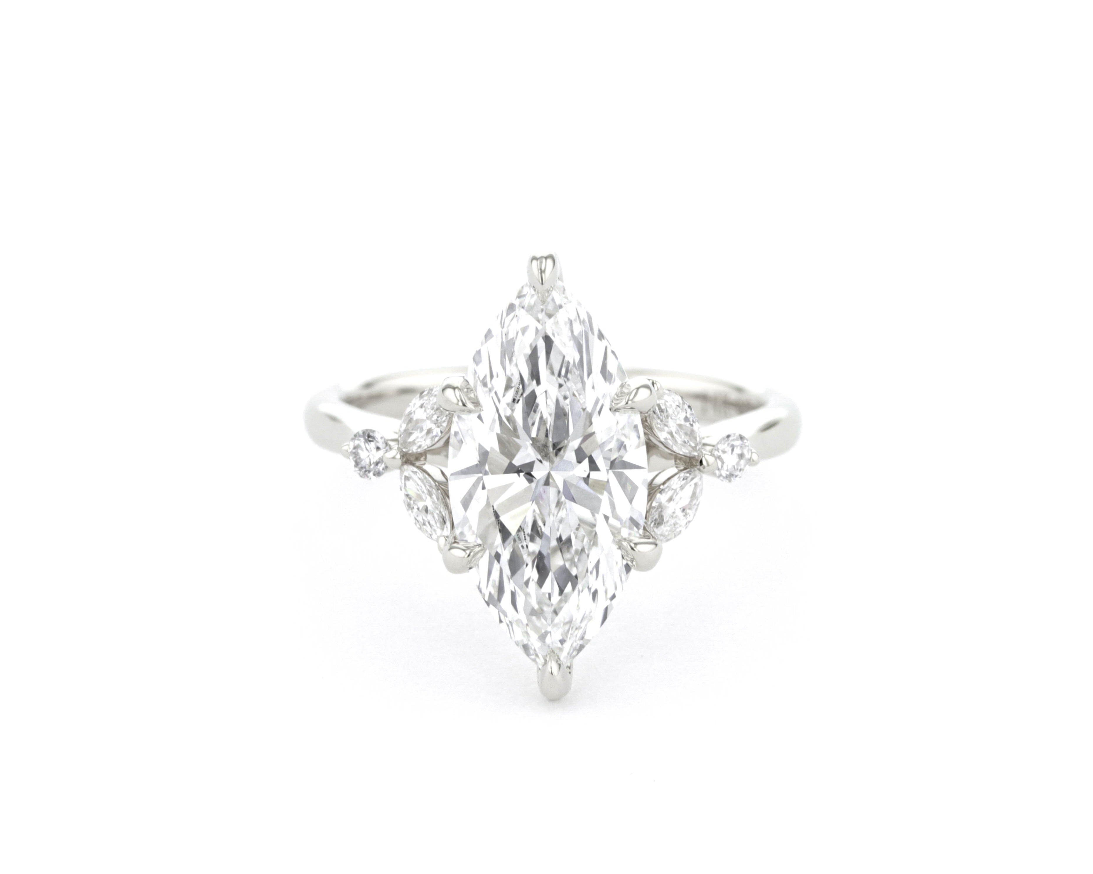 Sarah Marquise Engagement Rings Princess Bride Diamonds 