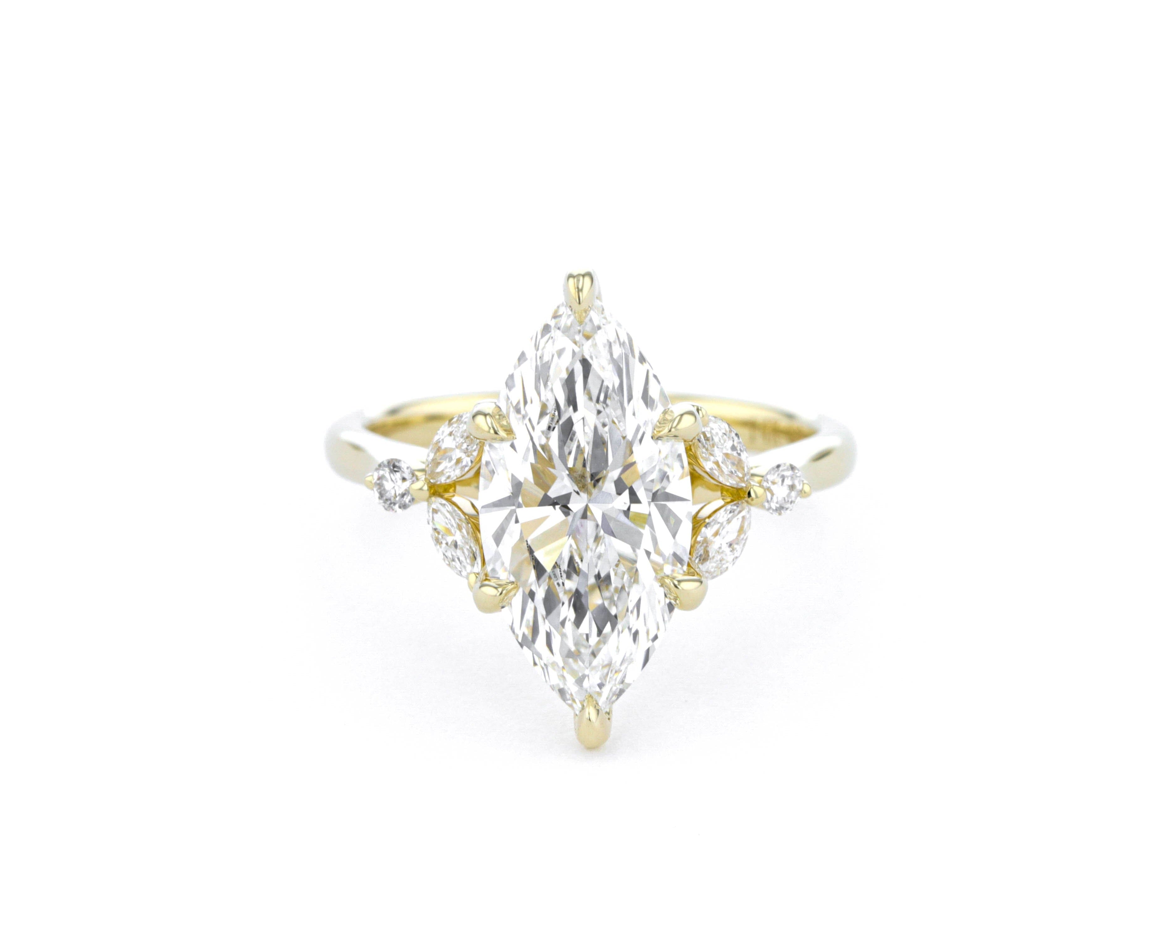 Sarah Marquise Engagement Rings Princess Bride Diamonds 