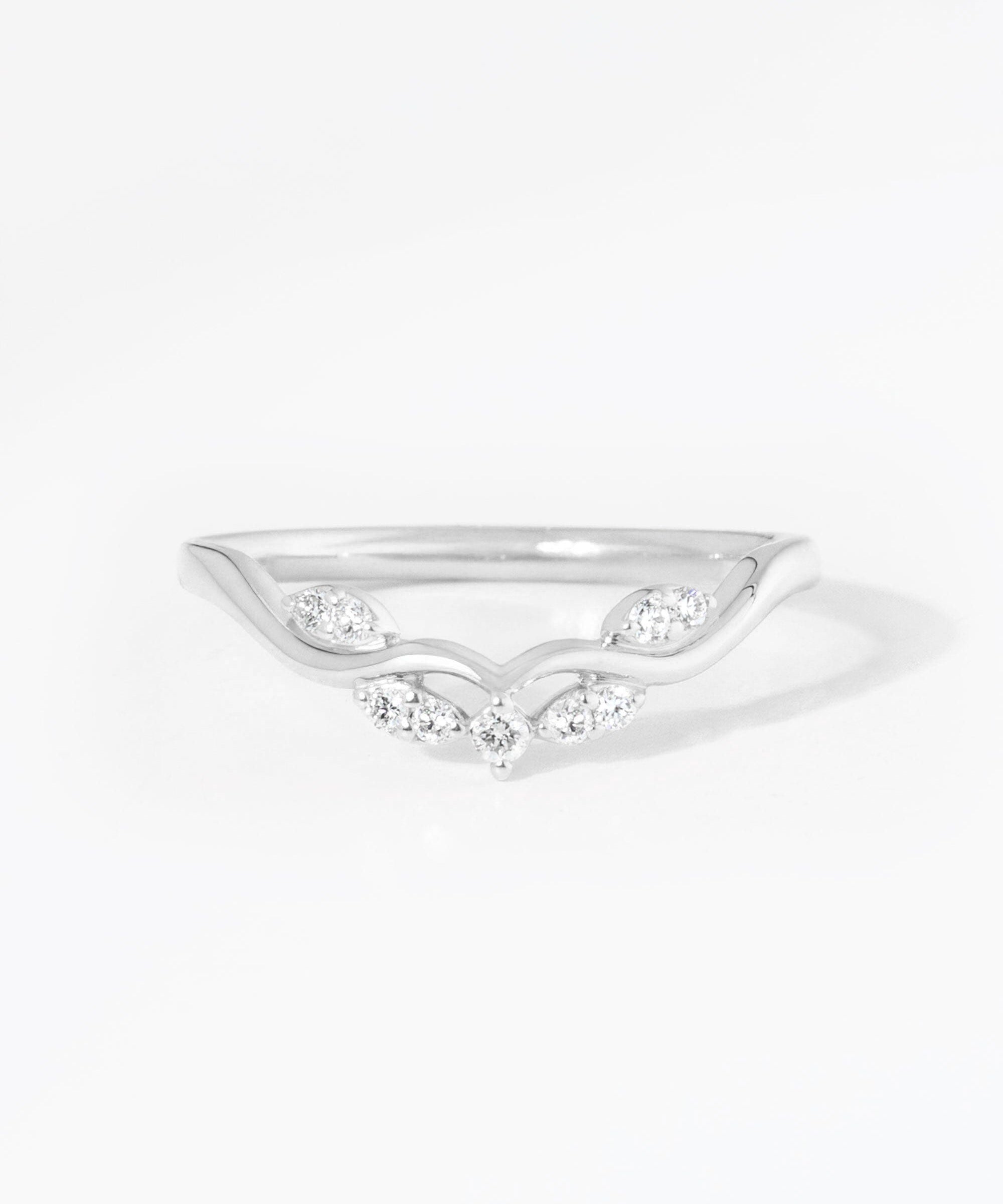 Sereia Wedding Band Rings Princess Bride Diamonds 