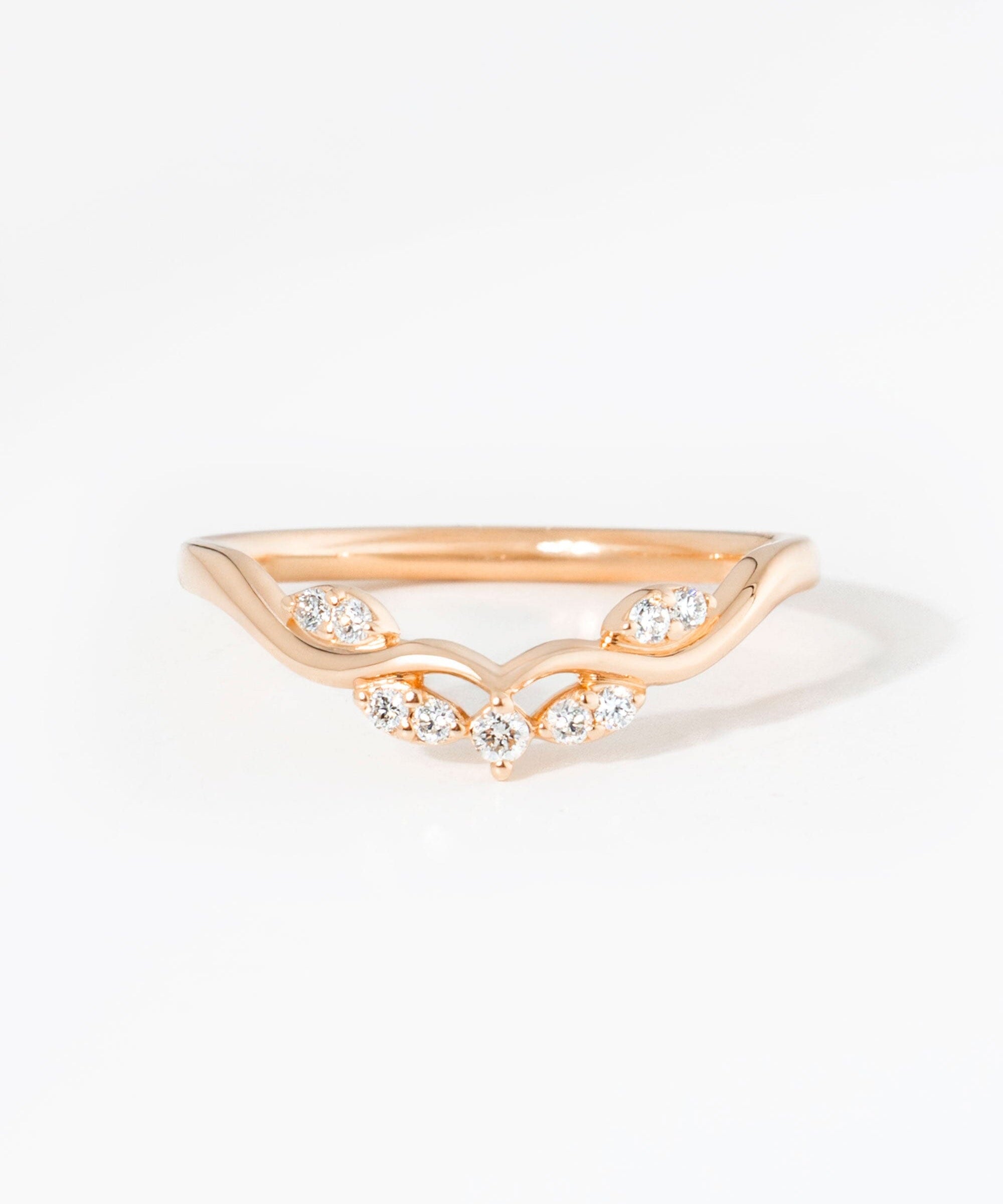 Sereia Wedding Band Rings Princess Bride Diamonds 