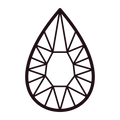 Pear diamond shape
