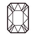Radiant diamond shape