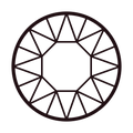 Round diamond shape