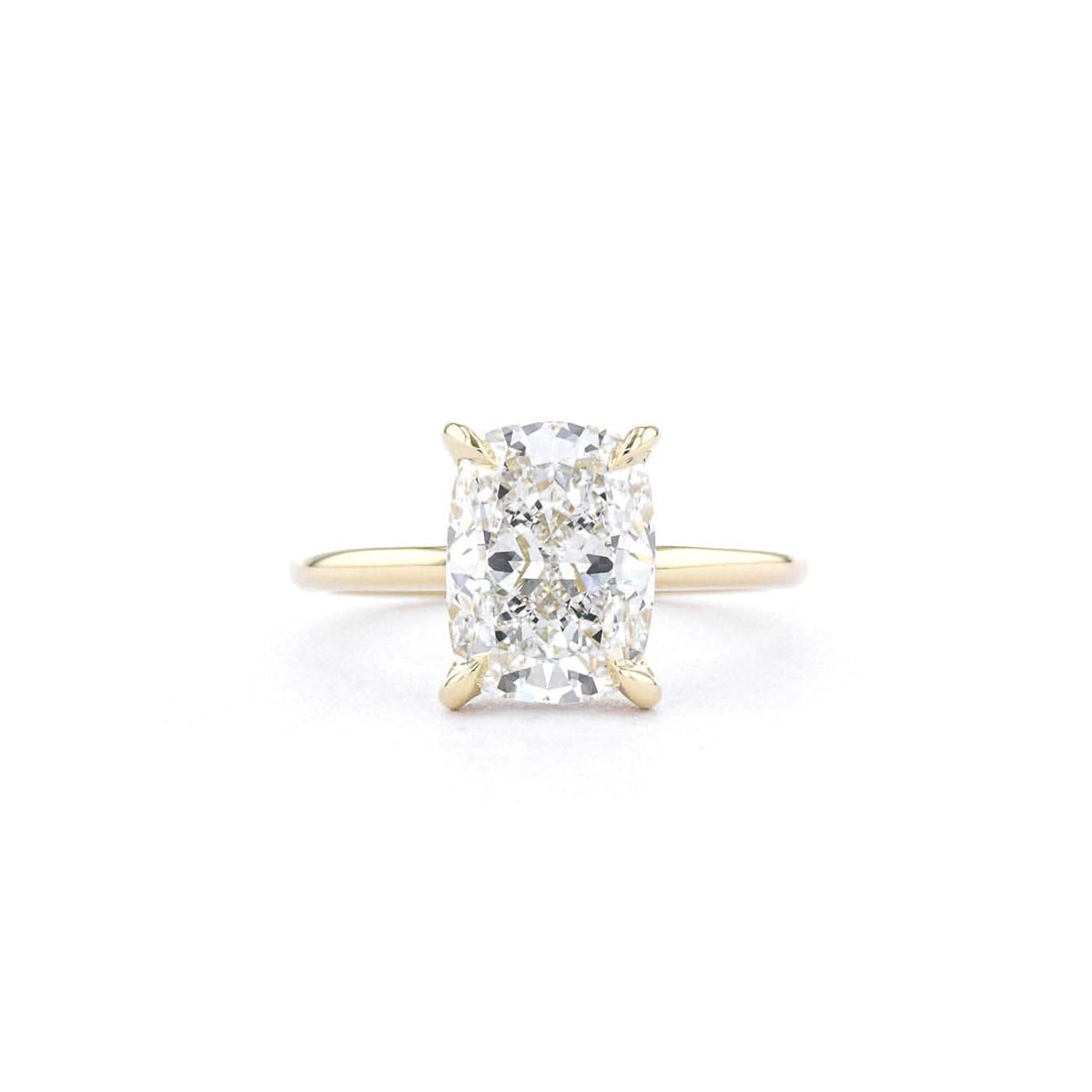 Shelby Oval High Polish lab diamond engagement ring by Princess Bride Diamonds
