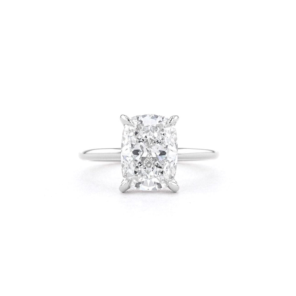 Shelby Oval High Polish lab diamond engagement ring by Princess Bride Diamonds
