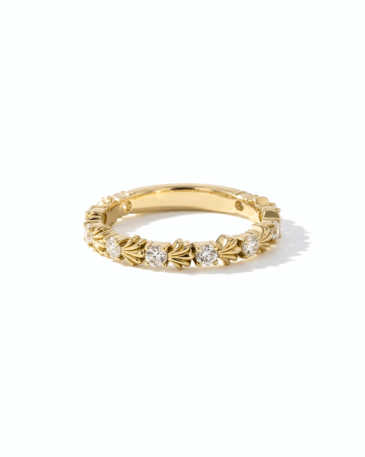 Shelly Seashell Diamond Band