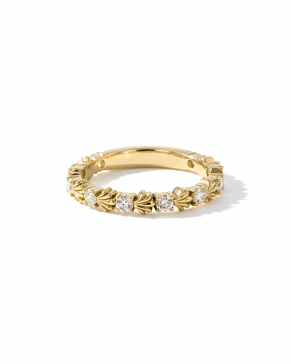 Shelly Seashell Diamond Band